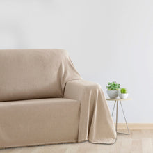 Cargar imagen en el visor de la galería, Colcha Plaid Multiusos, Jarapas para Sofá- Liso Camel