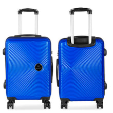 Cargar imagen en el visor de la galería, Maleta Círculos de Viaje Cabina, Mediana, Grande, rígida 100% ABS- Azul