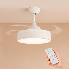 Cargar imagen en el visor de la galería, Ventilador de Techo con Luz LED 72W,Aspas Retráctiles y Motor DC