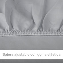 Cargar imagen en el visor de la galería, Juego de Funda Nórdica 3 Piezas- Gris