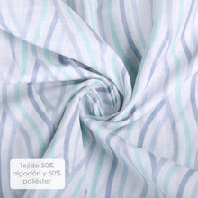 Cargar imagen en el visor de la galería, Juego Sábanas de Verano y Entretiempo 50% Algodón y 50% poliéster- Dali Azul