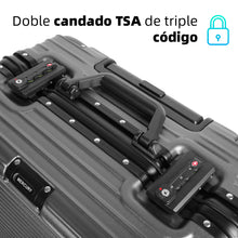 Cargar imagen en el visor de la galería, Maleta de Cabina con Ruedas para Viaje de Negocios, Piloto- Gris Oscuro
