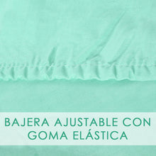Cargar imagen en el visor de la galería, Juego Sábanas Estampadas de Verano y Entretiempo 100% Poliéster- Rombos Verde