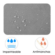 Cargar imagen en el visor de la galería, Mantel Antimanchas, Rectangular, Resistente, Impermeable- Gris