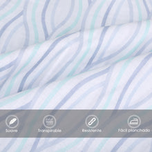 Cargar imagen en el visor de la galería, Juego Sábanas de Verano y Entretiempo 50% Algodón y 50% poliéster- Dali Azul
