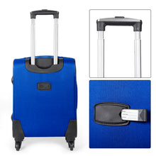 Cargar imagen en el visor de la galería, Juego de Maletas 3pcs Cabina, Mediana y Grande de Tela, Maleta Expandible- Azul