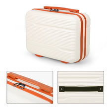 Cargar imagen en el visor de la galería, Juego de 4 Maletas de Viaje Neceser, Cabina, Mediana y Grande de Polipropileno- Hueso