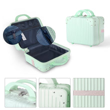 Cargar imagen en el visor de la galería, Maleta de Cabina con Neceser de Policarbonato y ABS con USB- Verde