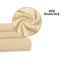 Cargar imagen en el visor de la galería, Juego de 3 Toallas 100% Algodón de 450gsm- Vainilla
