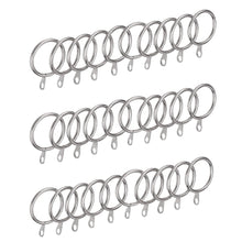 Cargar imagen en el visor de la galería, Anillas de Cortina de Metal de 32mm Diámetro Interno- Plata
