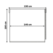 Cargar imagen en el visor de la galería, Estor Enrollable Translúcido Liso Blanco