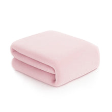 Cargar imagen en el visor de la galería, Manta Coral Suave 130x170cm Ligera, Cálida- Rosa