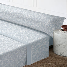 Cargar imagen en el visor de la galería, Juego Sábanas Estampadas de Verano y Entretiempo 100% Poliéster- Espiral