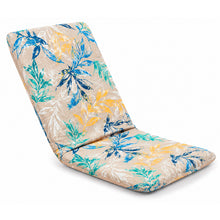 Cargar imagen en el visor de la galería, Cojín Tumbona Colchón 120x55x6cm . Ideal para Jardín, Piscina, Terraza- Hojas Mix
