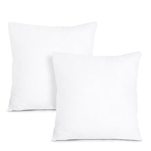 Cargar imagen en el visor de la galería, Relleno de cojín de fibra hueca de alta recuperación - Pack 2 rellenos - 60x60 cm