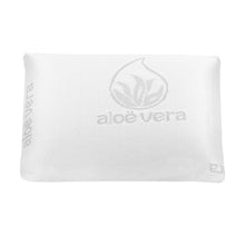 Cargar imagen en el visor de la galería, Almohada de viaje viscoelástica con tejido de Aloe Vera