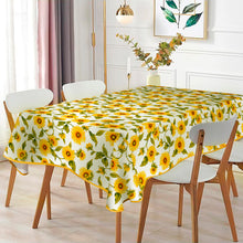 Cargar imagen en el visor de la galería, Mantel Antimanchas, Rectangular, Resistente, Impermeable- Girasoles