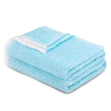 Cargar imagen en el visor de la galería, Manta o Colcha 4 Estaciones de Algodón- Azul