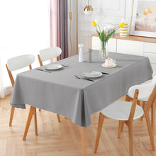 Cargar imagen en el visor de la galería, Mantel Antimanchas, Rectangular, Resistente, Impermeable- Gris