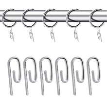 Cargar imagen en el visor de la galería, Ganchos de Cortina de Metal para Cortinas de Sistema de Riel