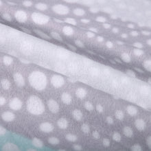 Cargar imagen en el visor de la galería, Juego de sábanas de 3 Piezas Invierno- Lunares Gris