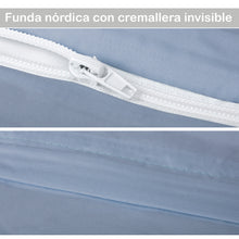 Cargar imagen en el visor de la galería, Juego de Funda Nórdica 3 Piezas- Azul