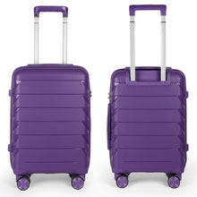 Cargar imagen en el visor de la galería, Maleta de Viaje de Cabina de Polipropileno, Resistente y Ruedas 360º- Morado