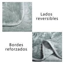 Cargar imagen en el visor de la galería, Manta Gruesa Reversible 180x230 cm para Sofá o Cama- Gris