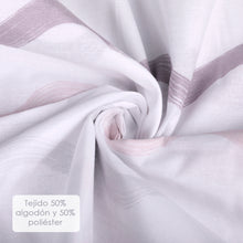 Cargar imagen en el visor de la galería, Juego Sábanas de Verano y Entretiempo 50% Algodón y 50% poliéster- Ondas Lila