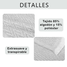 Cargar imagen en el visor de la galería, Manta o Colcha 4 Estaciones de Algodón- Gris