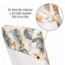 Cargar imagen en el visor de la galería, Cojín Tumbona Colchón 180x55x6cm . Ideal para Jardín, Piscina, Terraza- Hojas