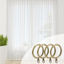 Cargar imagen en el visor de la galería, Anillas de Cortina de Metal de 32mm Diámetro Interno- Dorado