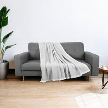 Cargar imagen en el visor de la galería, Manta o Colcha 4 Estaciones de Algodón- Gris