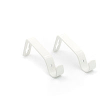 Cargar imagen en el visor de la galería, Soportes de Barra de Cortina para Barra de Ø 16-20mm- Metal Blanco