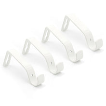 Cargar imagen en el visor de la galería, Soportes de Barra de Cortina para Barra de Ø 16-20mm- Metal Blanco