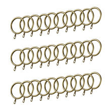 Cargar imagen en el visor de la galería, Anillas de Cortina de Metal de 32mm Diámetro Interno- Dorado