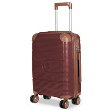 Cargar imagen en el visor de la galería, Maleta de Viaje de Cabina de Polipropileno, Ruedas Dobles 360º- Burdeos