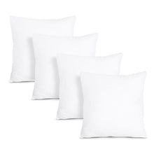 Cargar imagen en el visor de la galería, Relleno de cojín de fibra hueca de alta recuperación - Pack 4 rellenos - 60x60 cm