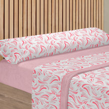 Cargar imagen en el visor de la galería, Juego de sábanas de 3 Piezas Invierno- Rosa