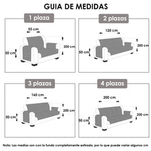 Cargar imagen en el visor de la galería, Funda de Sofá Reversible con Reposabrazos - Azul Marino