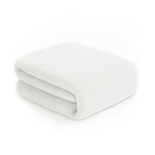 Cargar imagen en el visor de la galería, Manta Coral Suave 130x170cm Ligera, Cálida- Blanco