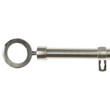 Cargar imagen en el visor de la galería, Barra De Cortinas Universal Extensible Acero Aro. Plata