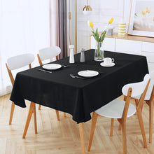 Cargar imagen en el visor de la galería, Mantel Antimanchas, Rectangular, Resistente, Impermeable- Negro