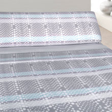 Cargar imagen en el visor de la galería, Juego de sábanas de 3 Piezas Invierno- Lunares Gris