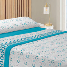 Cargar imagen en el visor de la galería, Juego de sábanas de 3 Piezas Invierno- Azul