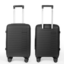 Cargar imagen en el visor de la galería, Juego de 2 Maletas de Viaje Cabina y Mediana- Negro