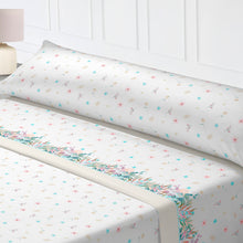 Cargar imagen en el visor de la galería, Juego Sábanas Estampadas de Verano y Entretiempo 100% Poliéster- Flores