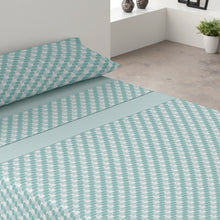 Cargar imagen en el visor de la galería, Juego de sábanas de 3 Piezas Invierno- Circulos Verde