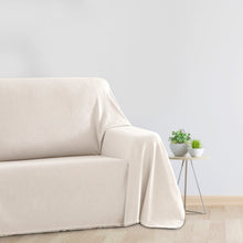 Cargar imagen en el visor de la galería, Colcha Plaid Multiusos, Jarapas para Sofá- Liso Hueso