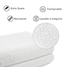 Cargar imagen en el visor de la galería, Colcha Bouti Rombos para Verano y Primavera- Blanco